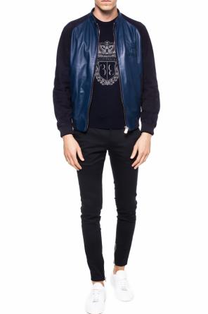 Logo-embossed bomber jacket, zdjęcie 2 Logo-embossed bomber jacket od Billionaire